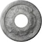 Ekena Millwork Leaf Medallion (Canopies up to 4 3/4"), 11 3/8"OD x 3 5/8"ID x 1 1/8"P, Ultra Pure White Crackle CM11LFUWC - alternate 1